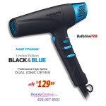 BabylissPRO Nano Titanium Torino Dryer (Blue) BABNTB6160N